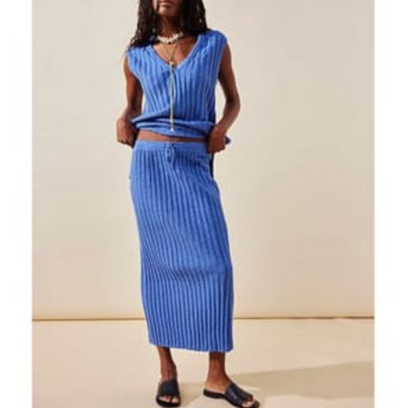 Free People Dresses & Skirts - Free People Veda Sweater Set - Blue